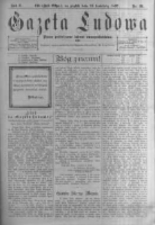 Gazeta Ludowa: pismo poświęcone ludowi ewangielickiemu. 1897.04.16 R.2 nr31