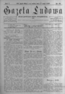 Gazeta Ludowa: pismo poświęcone ludowi ewangielickiemu. 1897.05.15 R.2 nr38