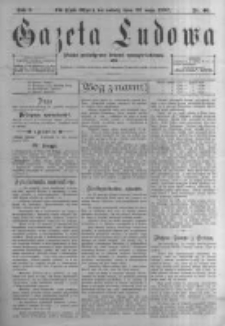 Gazeta Ludowa: pismo poświęcone ludowi ewangielickiemu. 1897.05.22 R.2 nr40