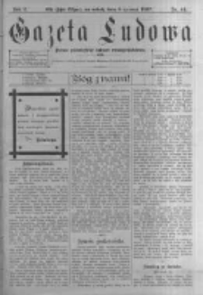 Gazeta Ludowa: pismo poświęcone ludowi ewangielickiemu. 1897.06.05 R.2 nr44