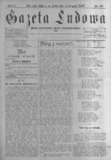 Gazeta Ludowa: pismo poświęcone ludowi ewangielickiemu. 1897.08.04 R.2 nr60