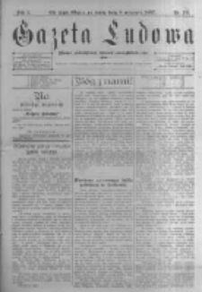 Gazeta Ludowa: pismo poświęcone ludowi ewangielickiemu. 1897.09.08 R.2 nr70