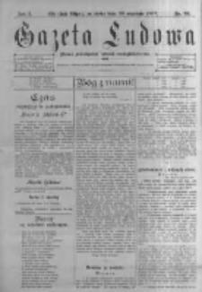 Gazeta Ludowa: pismo poświęcone ludowi ewangielickiemu. 1897.09.29 R.2 nr76