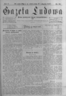 Gazeta Ludowa: pismo poświęcone ludowi ewangielickiemu. 1897.11.27 R.2 nr93