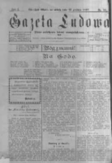 Gazeta Ludowa: pismo poświęcone ludowi ewangielickiemu. 1897.12.25 R.2 nr101