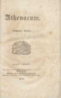 Athenaeum: pismo poświęcone historii, literaturze, sztukom, krytyce itd. 1845 Nr4