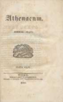 Athenaeum: pismo poświęcone historii, literaturze, sztukom, krytyce itd. 1845 Nr5