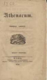 Athenauem: pismo poświęcone historii, literaturze, sztukom, krytyce itd. 1846 Nr1