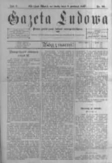 Gazeta Ludowa: pismo poświęcone ludowi ewangielickiemu. 1897.12.08 R.2 nr96