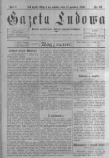 Gazeta Ludowa: pismo poświęcone ludowi ewangielickiemu. 1897.12.11 R.2 nr97