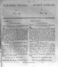 Oeffentlicher Anzeiger zum Amtsblatt No.14. der K&ouml;nigl. Preuss. Regierung zu Bromberg. 1837