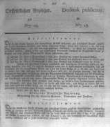 Oeffentlicher Anzeiger zum Amtsblatt No.19. der K&ouml;nigl. Preuss. Regierung zu Bromberg. 1837
