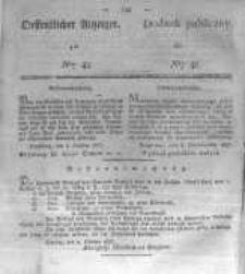 Oeffentlicher Anzeiger zum Amtsblatt No.42. der K&ouml;nigl. Preuss. Regierung zu Bromberg. 1837