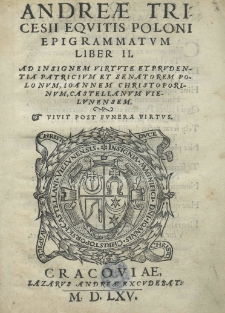 Epigrammatvm Liber II