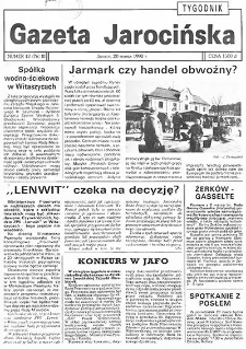 Gazeta Jarocińska 1992.03.20 Nr12(76)