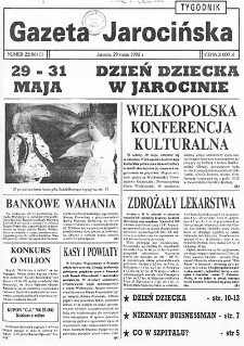 Gazeta Jarocińska 1992.05.29 Nr22(86)