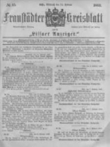 Fraustädter Kreisblatt. 1883.02.21 Nr15
