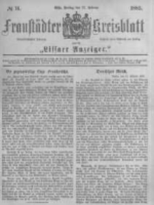 Fraustädter Kreisblatt. 1883.02.23 Nr16