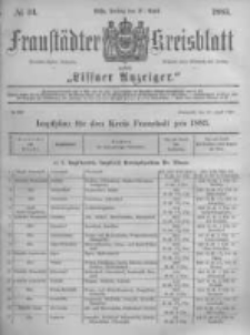 Fraust&auml;dter Kreisblatt. 1883.04.27 Nr34