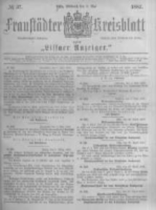 Fraust&auml;dter Kreisblatt. 1883.05.09 Nr37