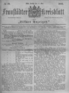 Fraustädter Kreisblatt. 1883.05.11 Nr38