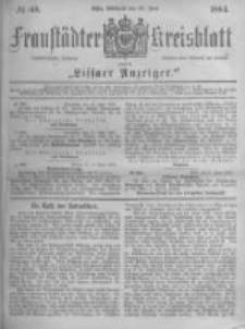 Fraust&auml;dter Kreisblatt. 1883.06.20 Nr49