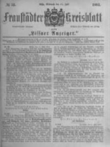 Fraust&auml;dter Kreisblatt. 1883.07.11 Nr55