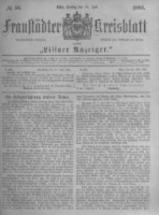 Fraustädter Kreisblatt. 1883.07.20 Nr58
