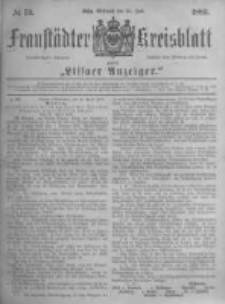 Fraust&auml;dter Kreisblatt. 1883.07.25 Nr59