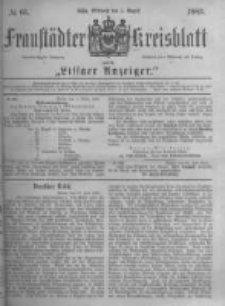 Fraustädter Kreisblatt. 1883.08.01 Nr61