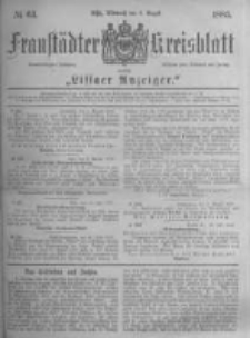 Fraustädter Kreisblatt. 1883.08.08 Nr63