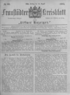 Fraust&auml;dter Kreisblatt. 1883.08.24 Nr68
