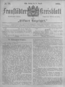 Fraust&auml;dter Kreisblatt. 1883.08.31 Nr70