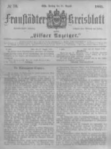 Fraustädter Kreisblatt. 1883.08.31 Nr70