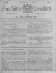 Fraustädter Kreisblatt. 1883.10.17 Nr83