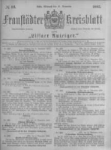 Fraustädter Kreisblatt. 1883.11.21 Nr93