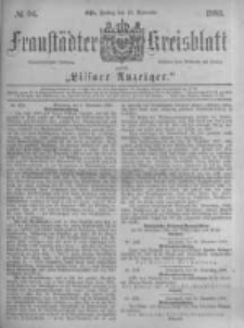 Fraust&auml;dter Kreisblatt. 1883.11.23 Nr94