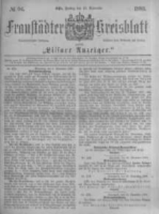 Fraustädter Kreisblatt. 1883.11.23 Nr94