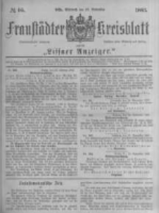 Fraust&auml;dter Kreisblatt. 1883.11.28 Nr95