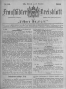 Fraustädter Kreisblatt. 1883.11.28 Nr95