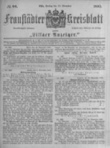 Fraustädter Kreisblatt. 1883.11.30 Nr96