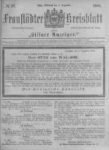 Fraust&auml;dter Kreisblatt. 1883.12.05 Nr97