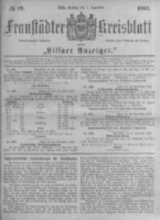 Fraustädter Kreisblatt. 1883.12.07 Nr98