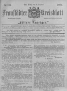 Fraustädter Kreisblatt. 1883.12.28 Nr104