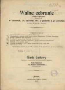 Sprawozdanie Banku Ludowego-Volksbank Eingetragene Genossenschaft mit Unbeschränkter Haftpflicht w Kościanie z Czynności w Roku 1906