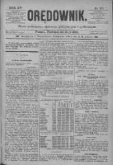 Orędownik: pismo poświęcone sprawom politycznym i spółecznym 1885.05.24 R.15 Nr117