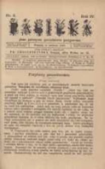 Pasieka : pismo poświęcone pszczelnictwu postępowemu 1900 nr6