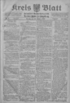 Kreis Blatt f&uuml;r den Kreis Neutomischeler zugleich Hopfenzeitung 1916.01.14 Jg.41 Nr6