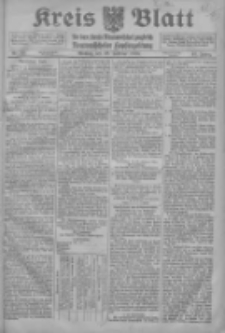 Kreis Blatt f&uuml;r den Kreis Neutomischeler zugleich Hopfenzeitung 1916.02.28 Jg.41 Nr25