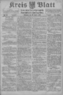 Kreis Blatt f&uuml;r den Kreis Neutomischeler zugleich Hopfenzeitung 1916.04.26 Jg.41 Nr49